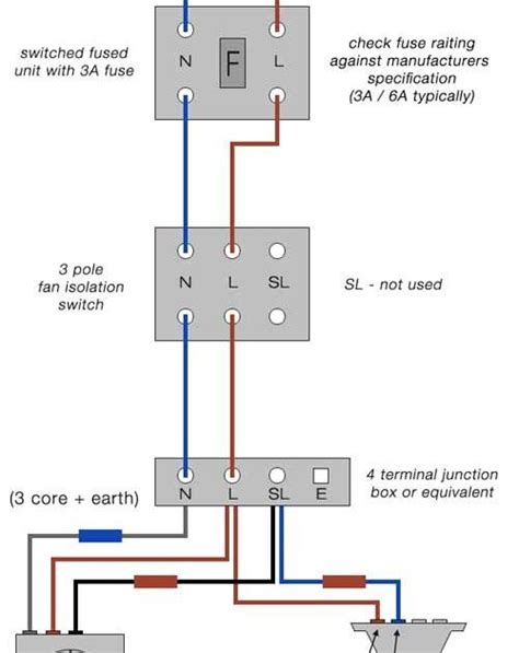 bathroom fan  light wiring diagram