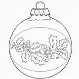 Christmas Coloring Ornament Pages Ornaments Drawing Ball Tree Clipart Drawings Decoration Decorations Balls Printable Sheets Line Print Stationary Santa Kids sketch template