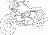 Motorcycle Coloring Clipart Clip Outline Drawing Harley Cliparts Motorcycles Drawings Simple Template Motor Shop Front Biker Clipartpanda Library Line Sketch sketch template