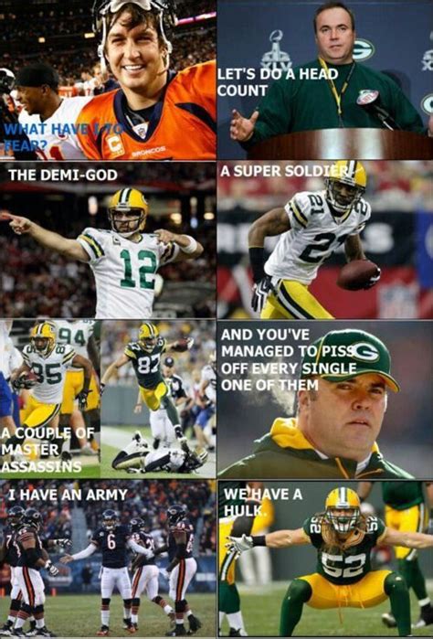Packers Vs Bears Packers Memes Green Bay Packers Packers Funny