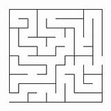 Easy Maze Mazes Kids Coloring Printable Pages Simple Fun Labyrinths Educational Drawing Bestcoloringpagesforkids Puzzles Puzzle Drawings sketch template