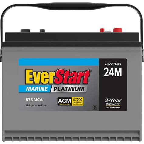 everstart marine ms marine starting battery  volt