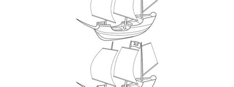 pirate ship template medium