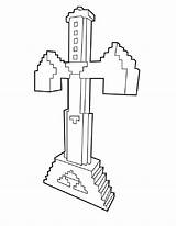 Sword Ausmalen Espada майнкрафт раскраски Schwert бесплатно Ausdrucken Lego Pintar Coloring картинок по sketch template