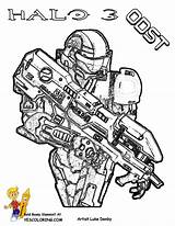 Halo Coloring Pages Odst Color Print Clipart Halo3 Cool Book Boys Colouring Library Combat Kids Comments sketch template
