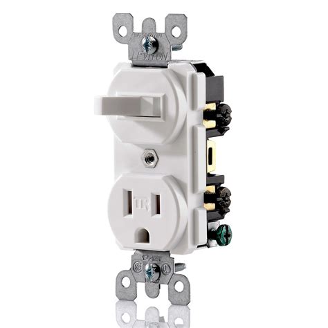 leviton combination switch  outlet  dual switches