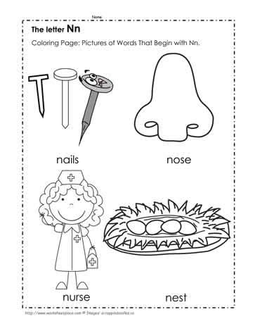 letter  coloring pictures worksheets