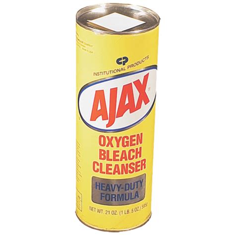 ajax oxygen bleach cleanser pak man packaging