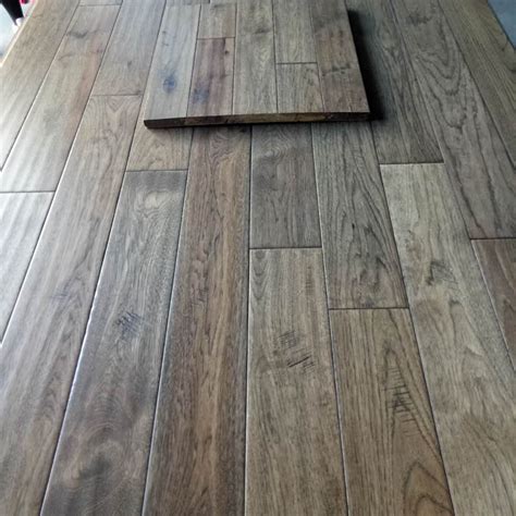 hickory asher gray hardwood flooring handscraped abcd