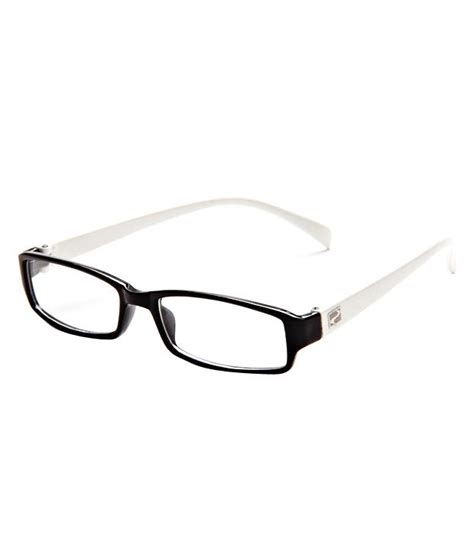 magjons white rectangle unisex eyeglasses frame buy magjons white