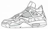 Kobe Coloring Pages Shoe Template Sketch sketch template