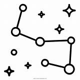 Constellation Ultracoloringpages Desenho Estrela Constelação sketch template