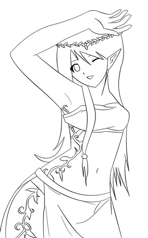 girl coloring pages anime  coloring pages  girls abstract