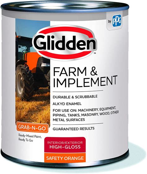 glidden farm implement alkyd enamel interiorexterior paint