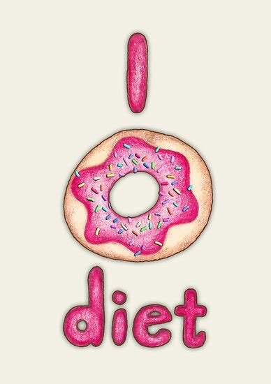 i donut diet cute food illustration by image