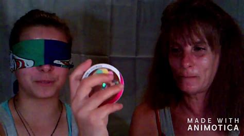 I Do My Mom S Makeup Blindfolded Part 1 My Mom And I Do What Youtube