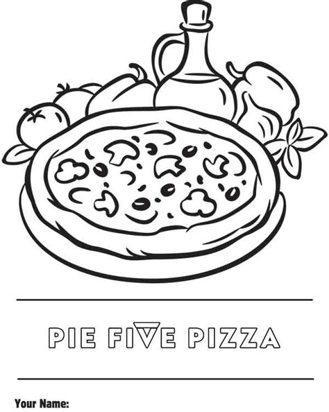 pie  coloring pages pie  pizza