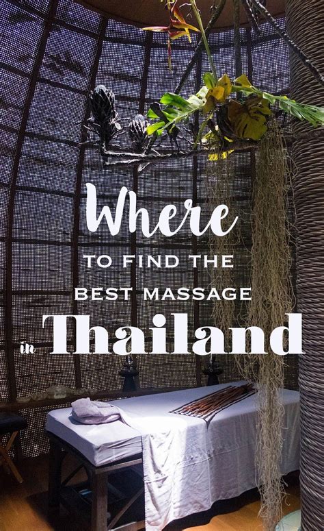 Where To Find The Best Massage In Thailand Thailand