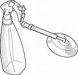 Spray Bottle Drawing Clipart Clip Getdrawings Clker sketch template