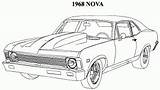 Coloring Pages Muscle Car Brawny Sports Cars American Related sketch template