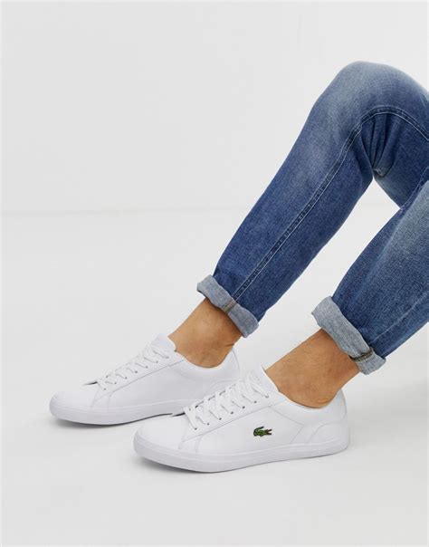Lacoste Lerond Bl 1 Trainers In White For Men Lyst