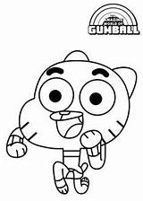 Gumball Coloring Pages Amazing sketch template