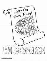 Wilberforce William sketch template