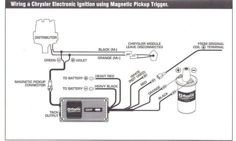 msd al  wiring diagram  optispark distributor