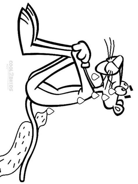 pink panther coloring pages