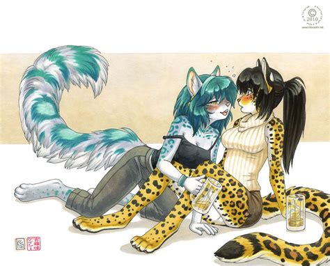 Love Confession By Kacey Furry Drawing Anthro Furry Furry Couple