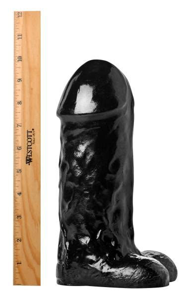 Master Cock The Cyclops Thick 10 Inches Dildo Black On
