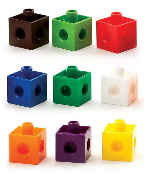 thinking kids math linking cubes set clipartsco