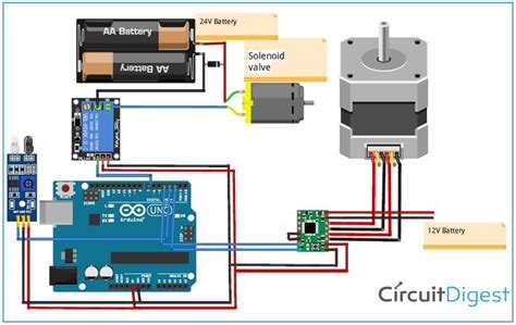 automatic bottle filling system  arduino circuit diagram filling system arduino circuit