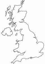 Outline Map Blank Kingdom United Printable England Coloring Pages Colouring Anime Game Maps Print Find Drawing Search Main Categories Countries sketch template