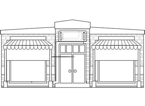 store coloring pages