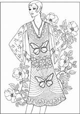 Dover Jazz Doverpublications Fashions sketch template