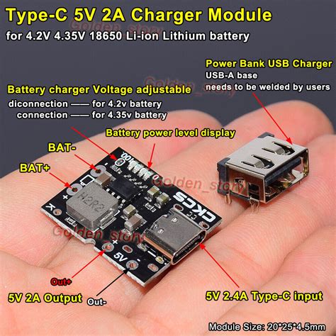 type  usb  lithium li ion battery charging board phone charger bank ebay