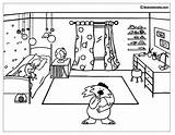 Coloring Bedroom Pages Boy Printable Drawing Interior Buildings Bedrooms Worksheets Beautiful Colouring Kids Girls Print School Color Template Sheets Sketch sketch template