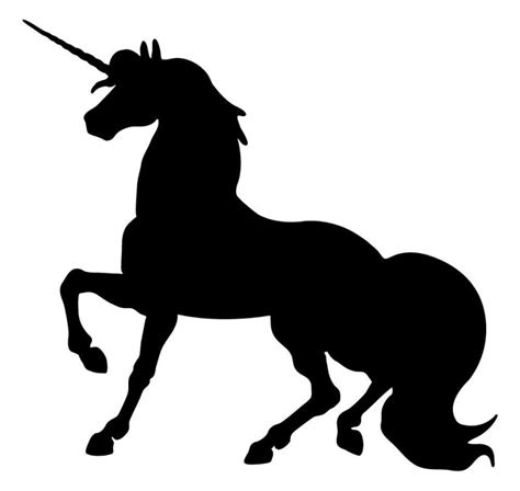 unicorn head silhouette    clipartmag