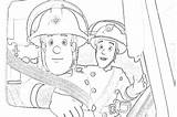 Coloring Pages Fireman Firefighter Sam Fire Kids Printable Color Firehouse Brigade Print Cartoon Popular Fighter Coloringhome Getcolorings sketch template