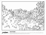 Kids Dakota South Coloring Pages Activity Rushmore Mount Travel sketch template