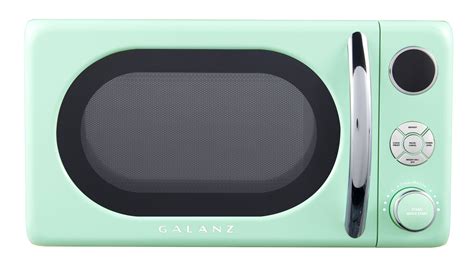 galanz glcmkagnr   cuft retro countertop microwave oven  watts green walmartcom
