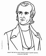 Polk James Coloring Pages Facts President Knox Patriotic Presidents Printable Quotes Printing Help Quotesgram Go Print Printables Usa sketch template