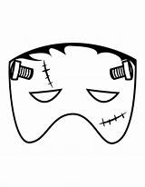 Halloween Masks Mask Printable Template Eye Children Frankenstein Kid Sampletemplatess sketch template