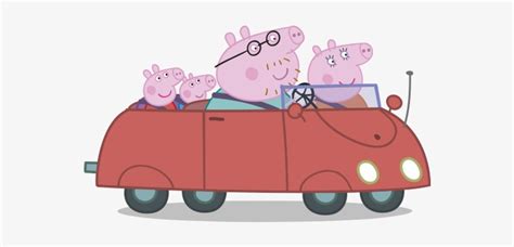 stickers   small pig   friends peppa car transparent png