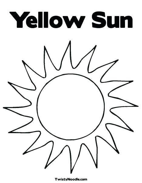 color yellow coloring page coloring pages
