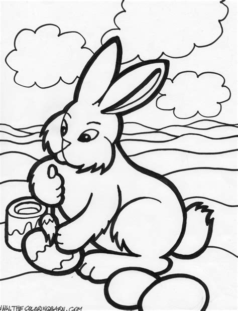 printable easter coloring pages sheets