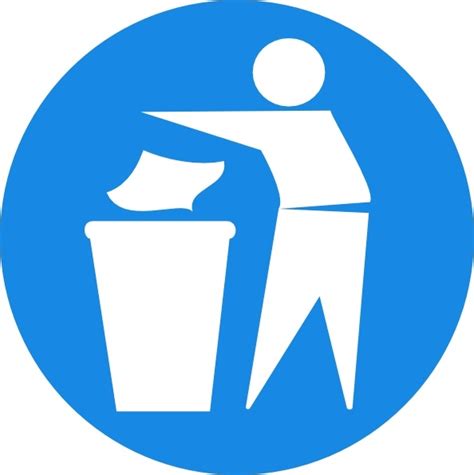 waste bin logo clipart