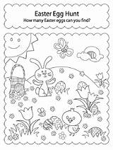 Easter Worksheet Eggs Find Preschool Many Kids Happy sketch template