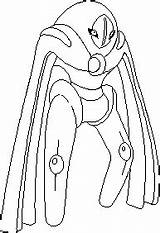 Deoxys Lineart sketch template